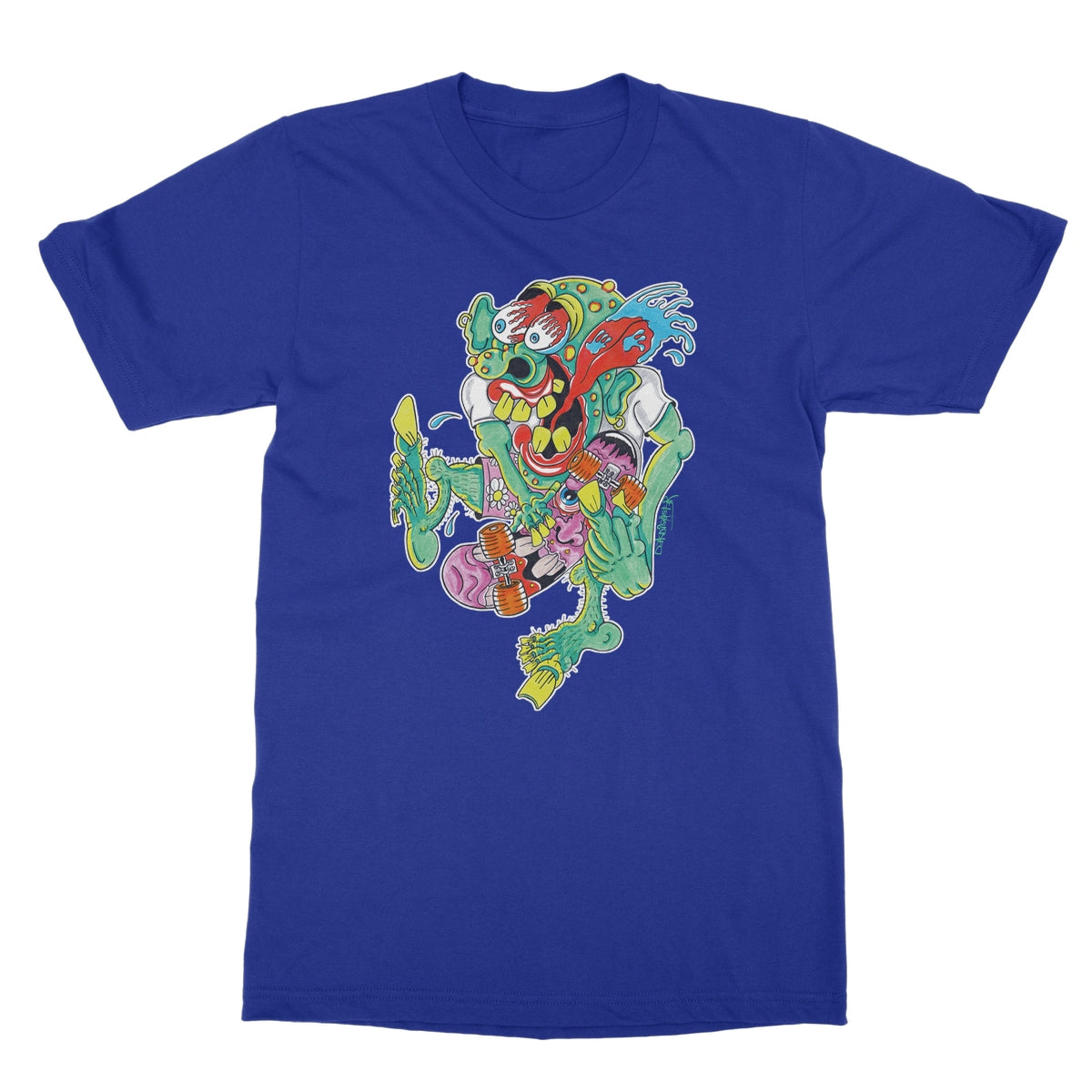 Sk8er Punk Softstyle T-Shirt | Skater Artist | Punkrock | Punk | DekDisaster Art