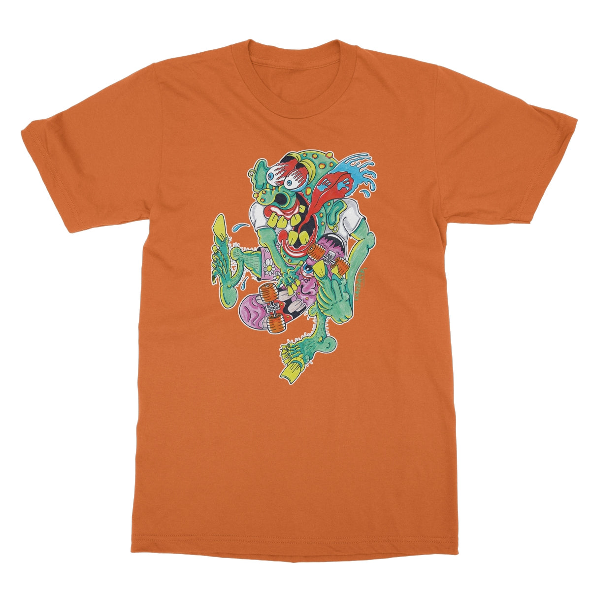 Sk8er Punk Softstyle T-Shirt | Skater Artist | Punkrock | Punk | DekDisaster Art