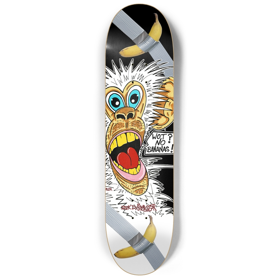 No Bananas art Skateboard