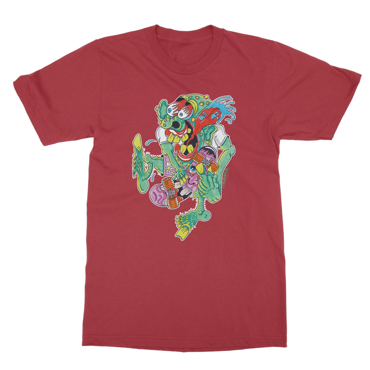 Sk8er Punk Softstyle T-Shirt | Skater Artist | Punkrock | Punk | DekDisaster Art