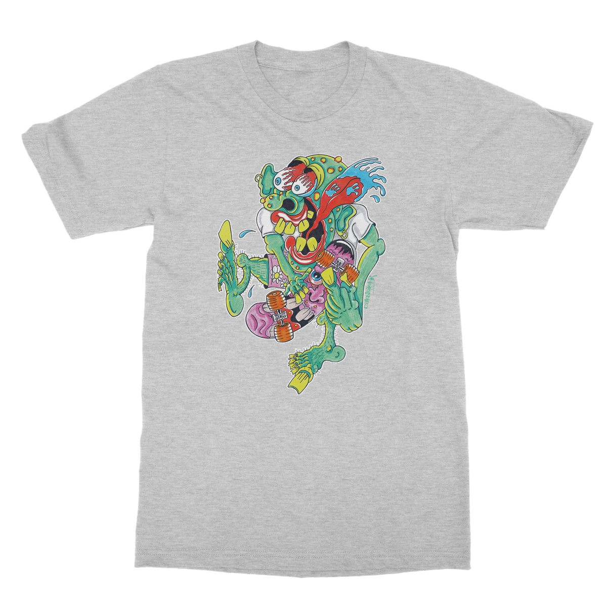 Sk8er Punk Softstyle T-Shirt | Skater Artist | Punkrock | Punk | DekDisaster Art
