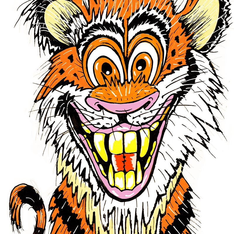A Happy Tiger