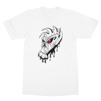 Red Eye Skully Skull  Softstyle T-Shirt