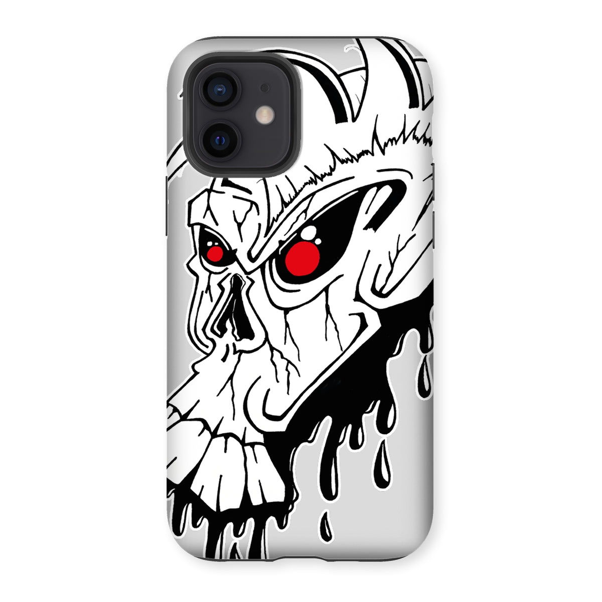 Red Eye Skully Skull  Tough Phone Case