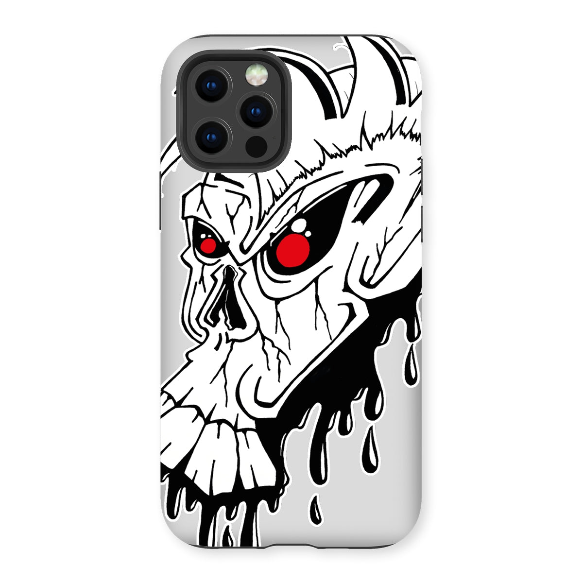 Red Eye Skully Skull  Tough Phone Case