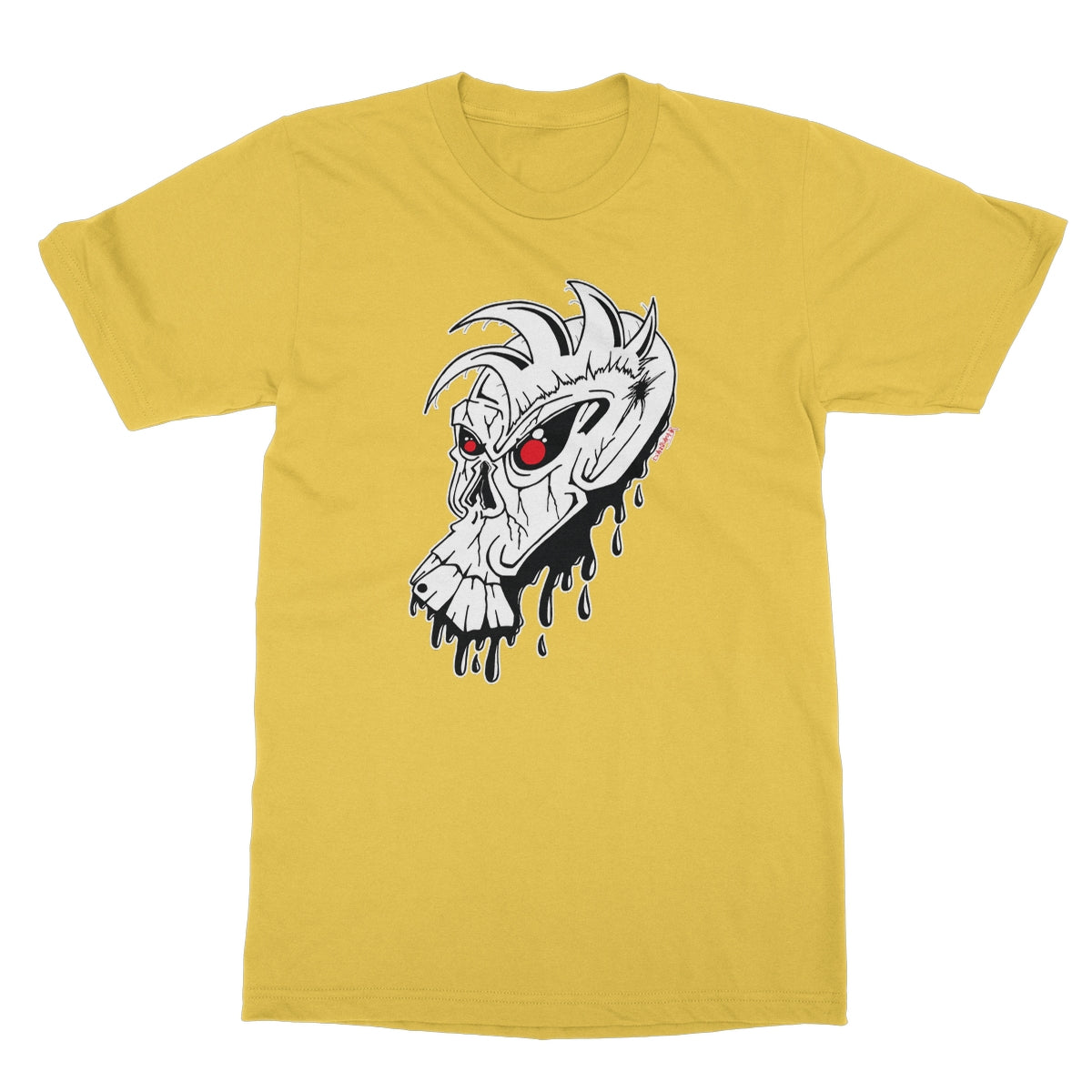 Red Eye Skully Skull  Softstyle T-Shirt