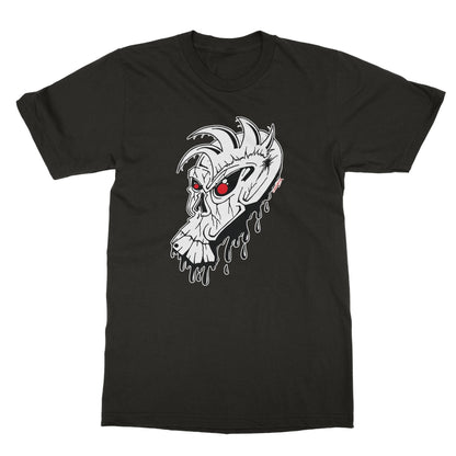 Red Eye Skully Skull  Softstyle T-Shirt