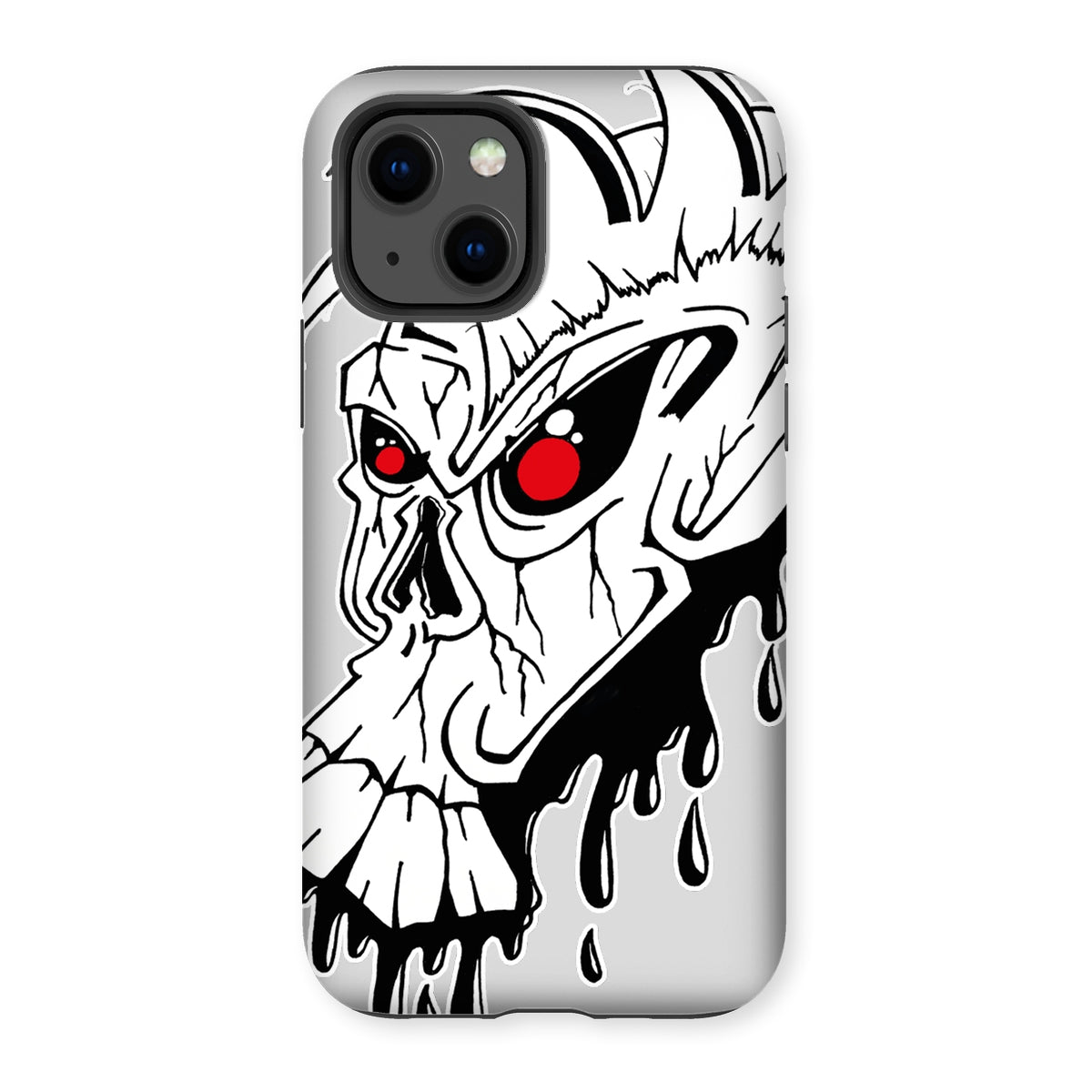 Red Eye Skully Skull  Tough Phone Case