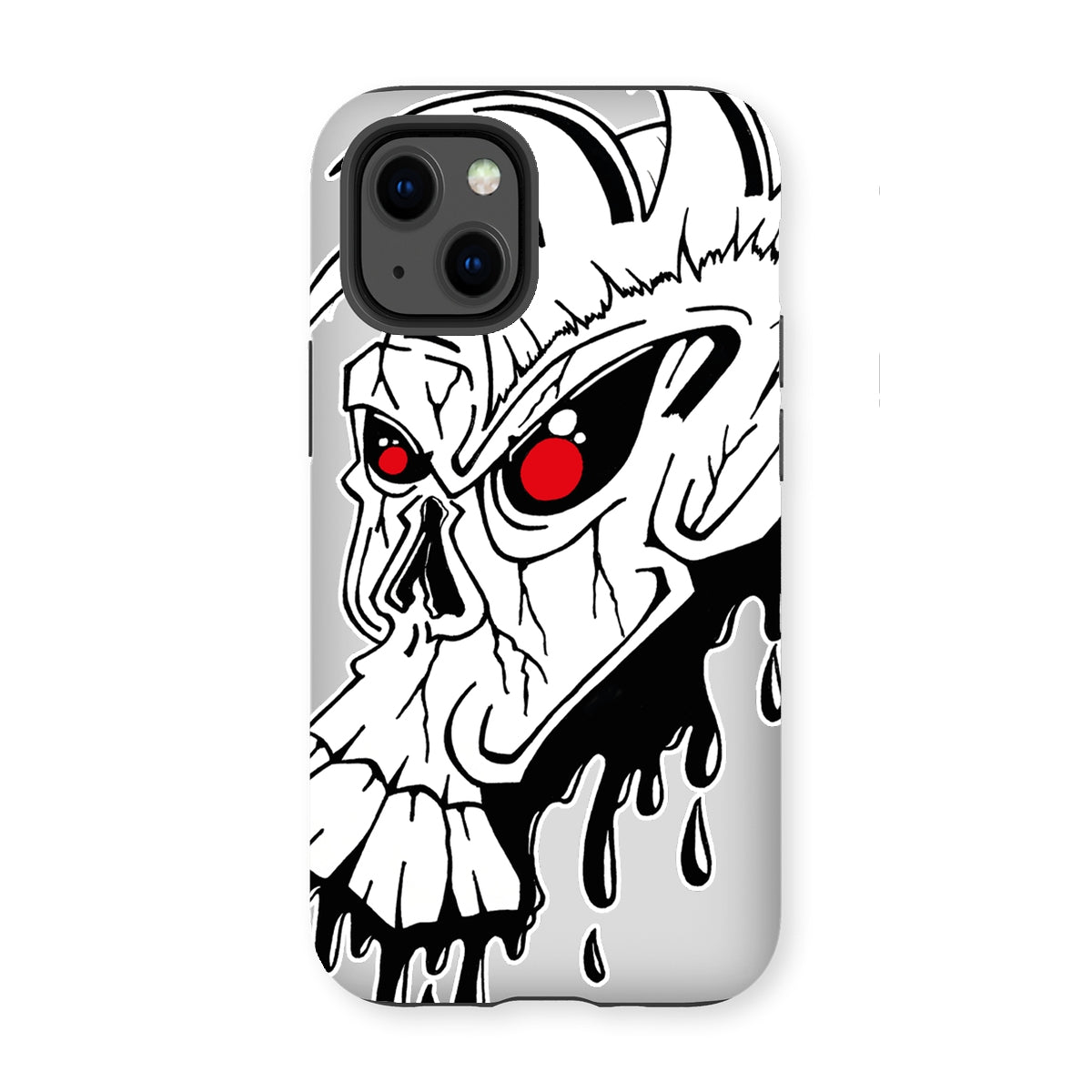 Red Eye Skully Skull  Tough Phone Case