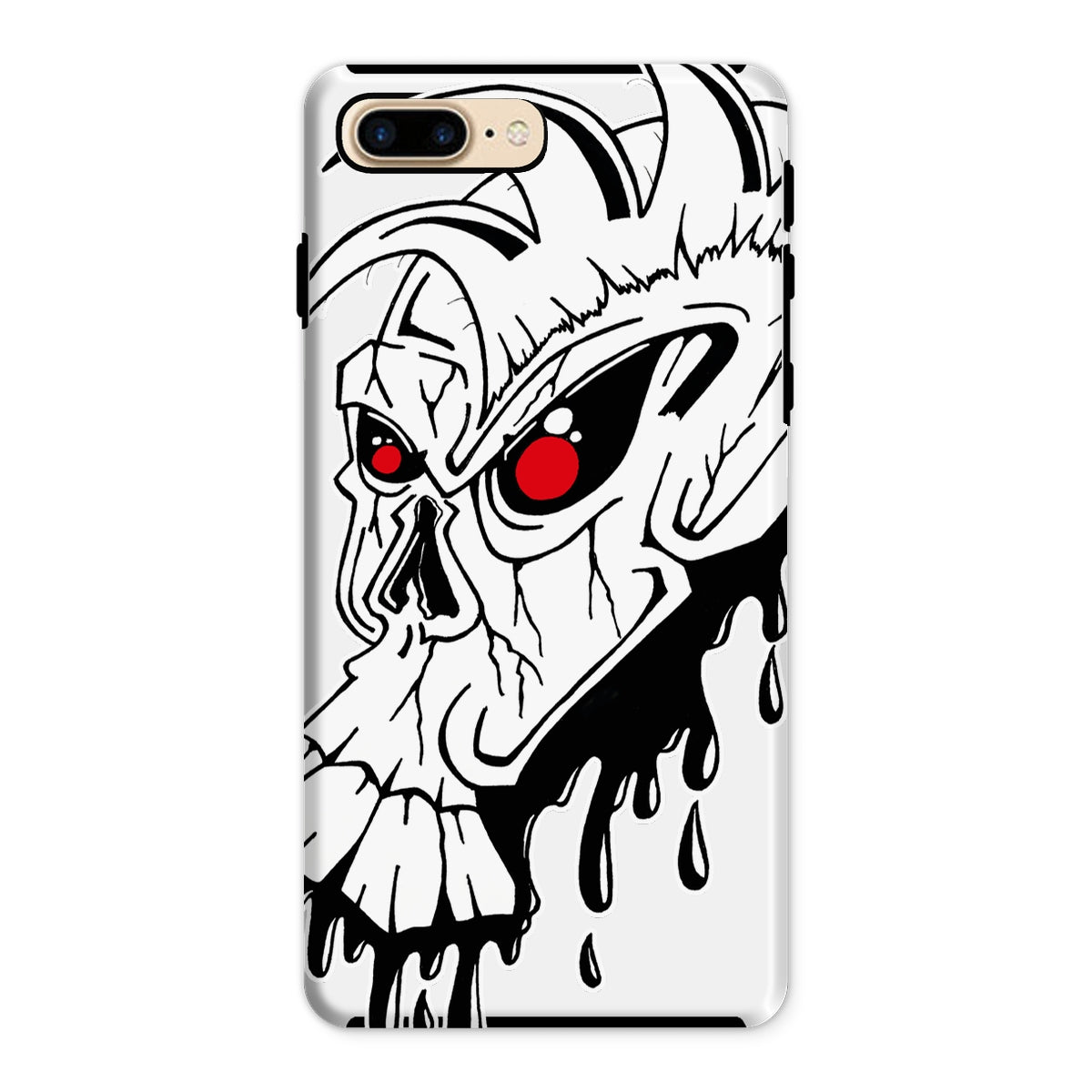 Red Eye Skully Skull  Tough Phone Case