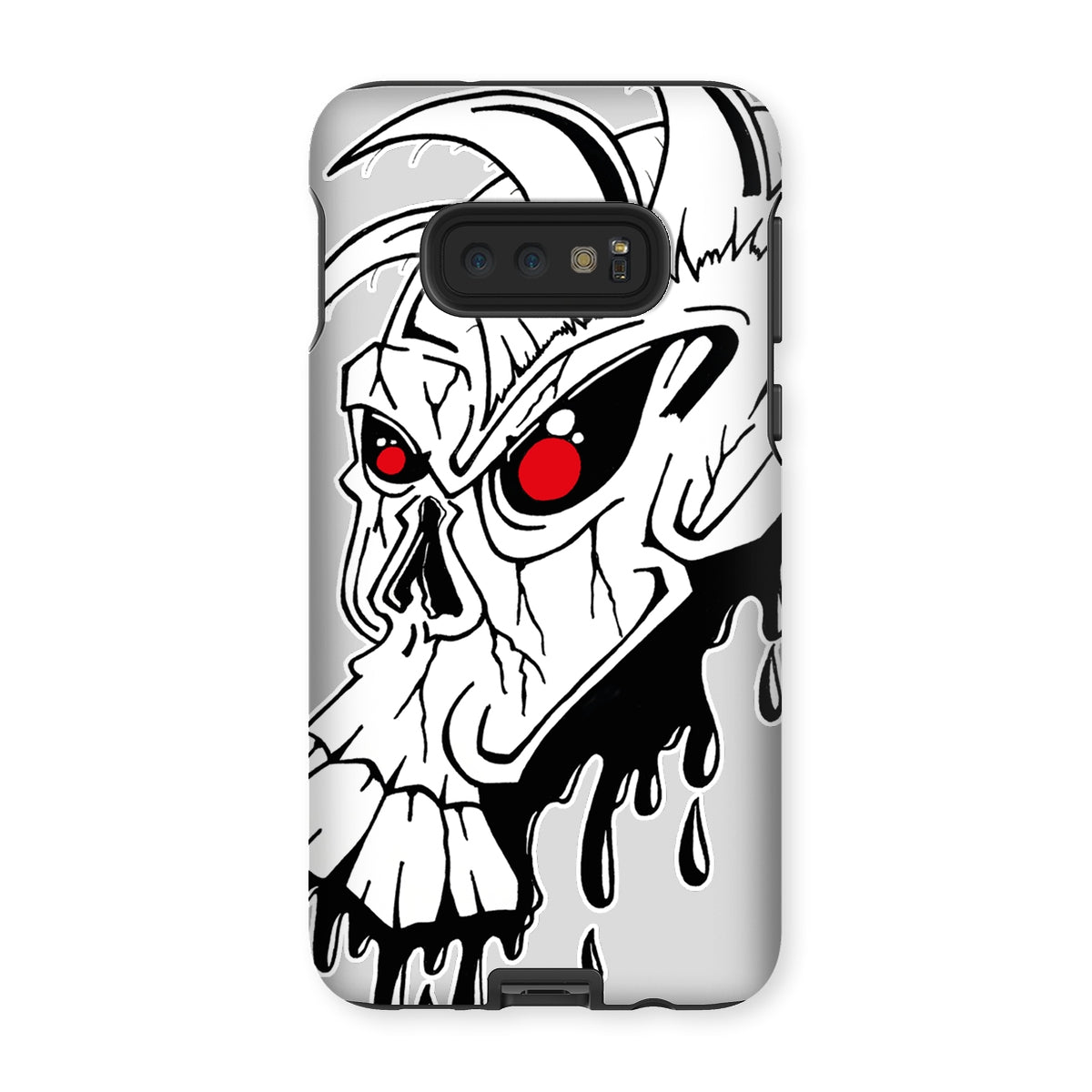 Red Eye Skully Skull  Tough Phone Case