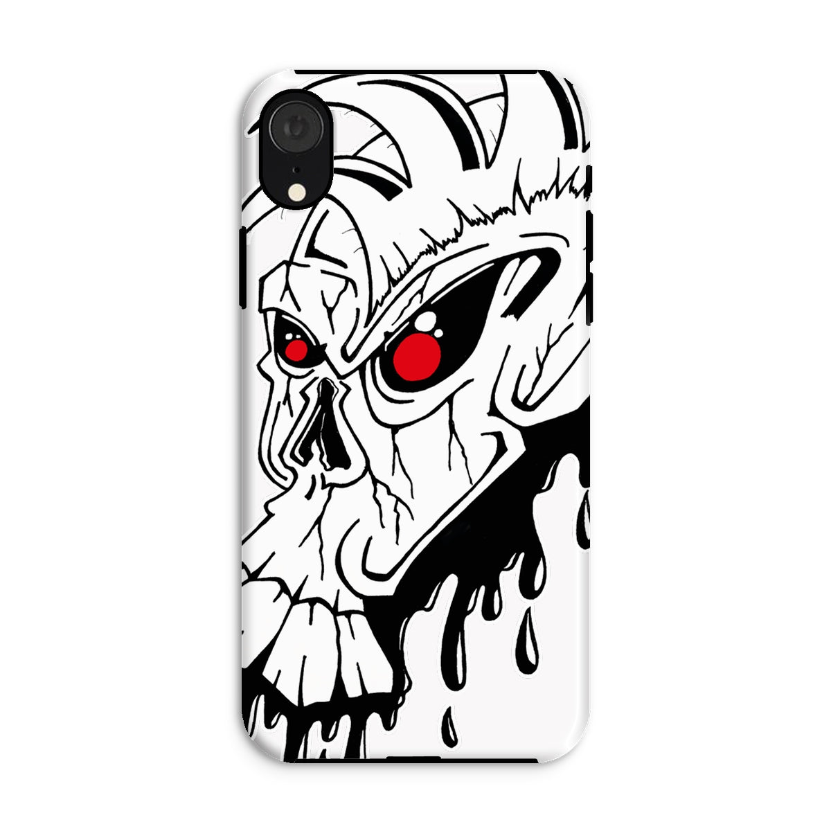 Red Eye Skully Skull  Tough Phone Case