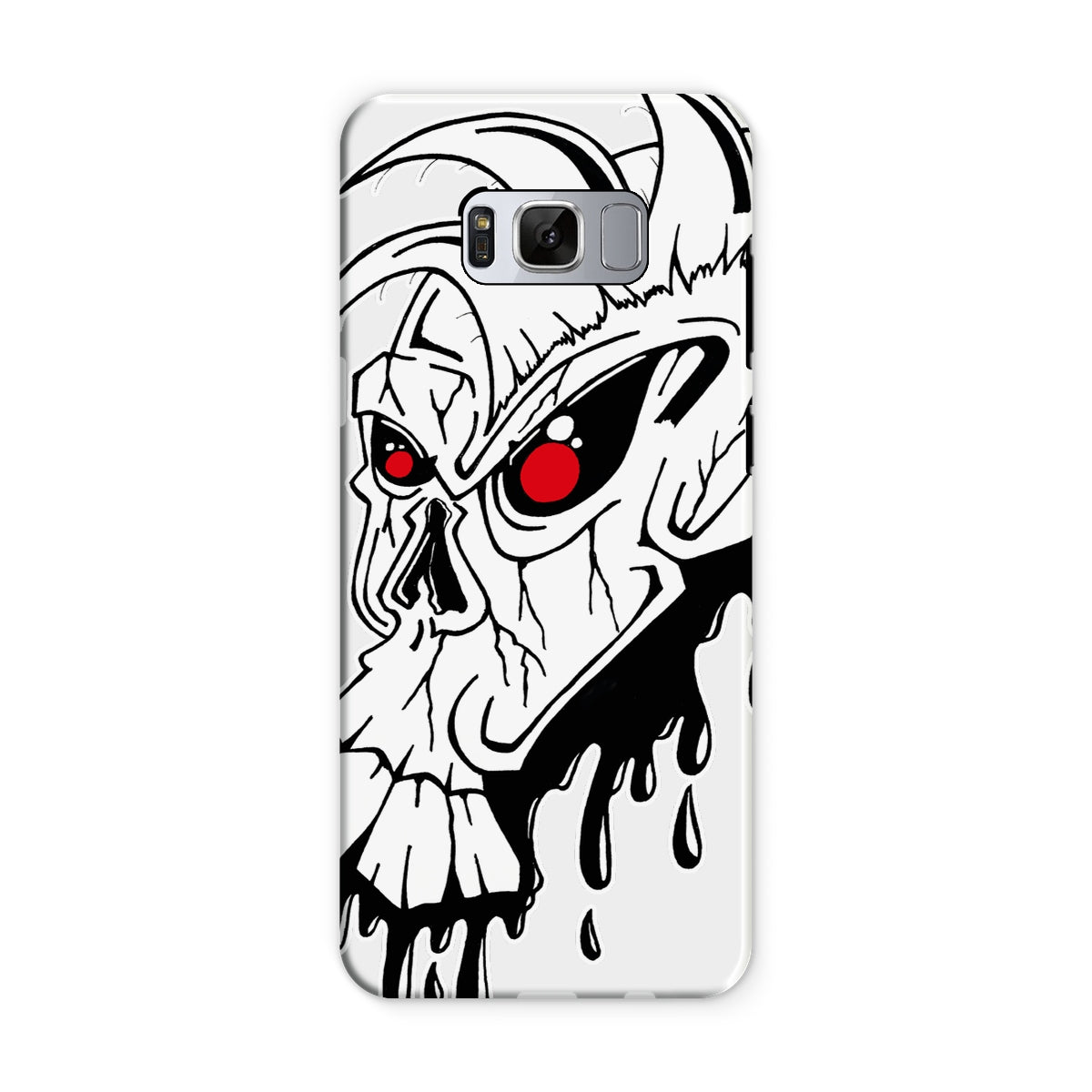 Red Eye Skully Skull  Tough Phone Case