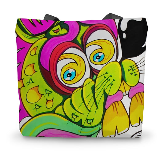 Crazy Rat Canvas Tote Bag