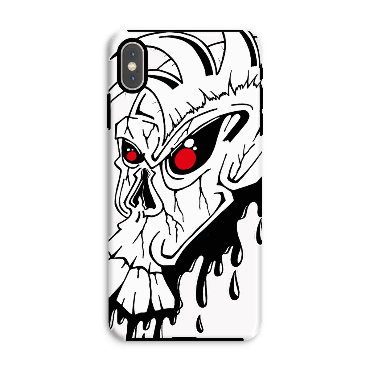 Red Eye Skully Skull  Tough Phone Case