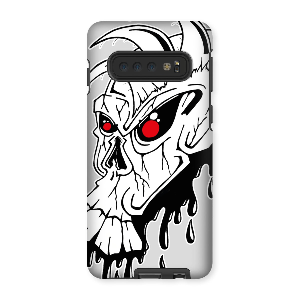 Red Eye Skully Skull  Tough Phone Case