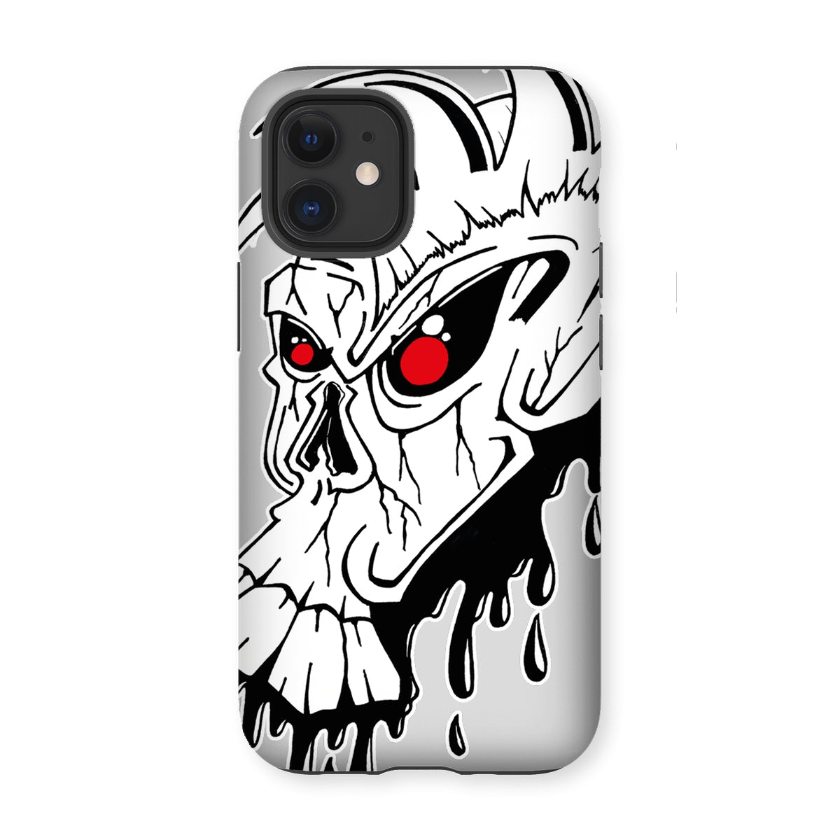 Red Eye Skully Skull  Tough Phone Case