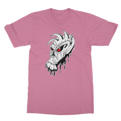 Red Eye Skully Skull  Softstyle T-Shirt