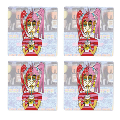 Happy Slushy Coaster