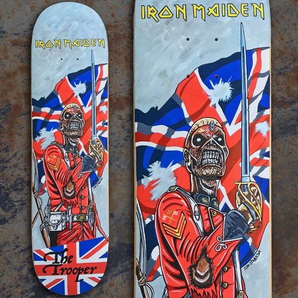 Skateboard – Iron Maiden – The Trooper
