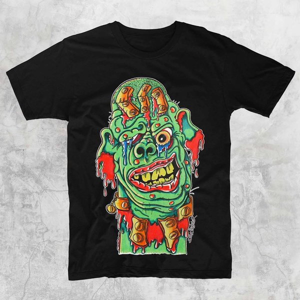 Frankie-Punk-Monster – T-Shirt – Black